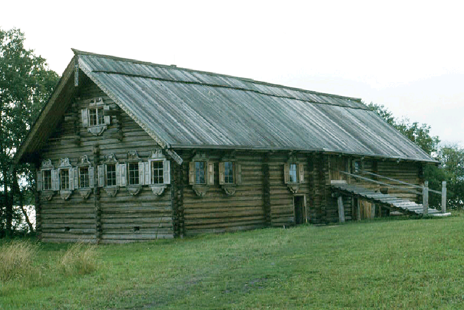 старинная русская изба