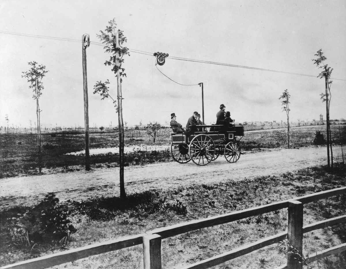 Pervye elektromobili retro foto 3