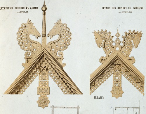 Мотивы русской архитектуры (1874 г. - 1879 г.). Часть 1. (40 фото)