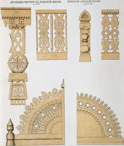 Мотивы русской архитектуры (1874 г. - 1879 г.). Часть 2. (34 фото)