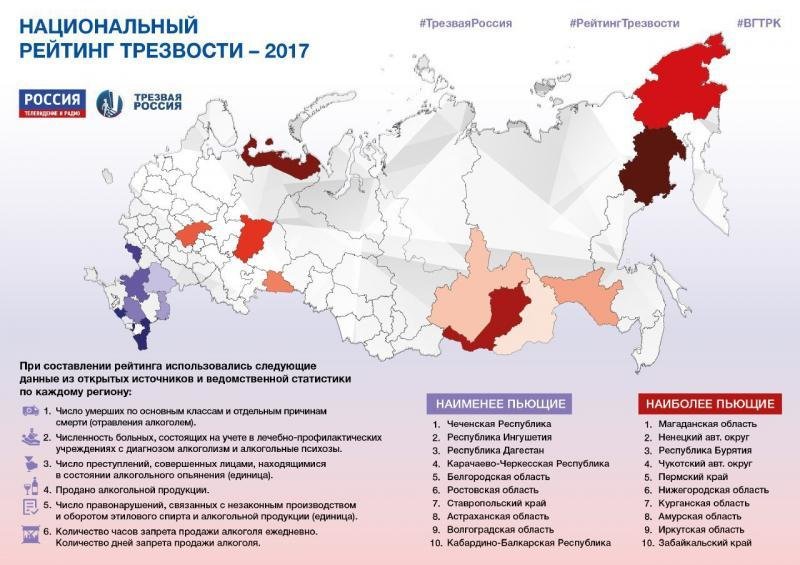 Названы самые трезвые и самые пьющие регионы России водка, история, пьянству бой, трезвая Россия, трезвость