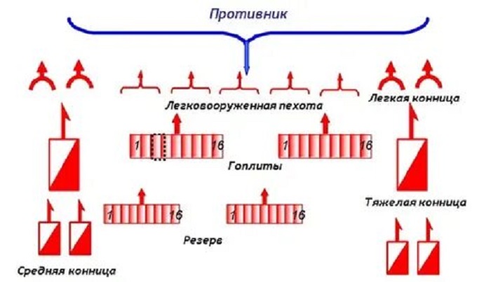 Только 3-4 ряда являлись непосредственными участниками сражения, те, что находились за ними, были резервом / Фото: old.ivo.unn.ru