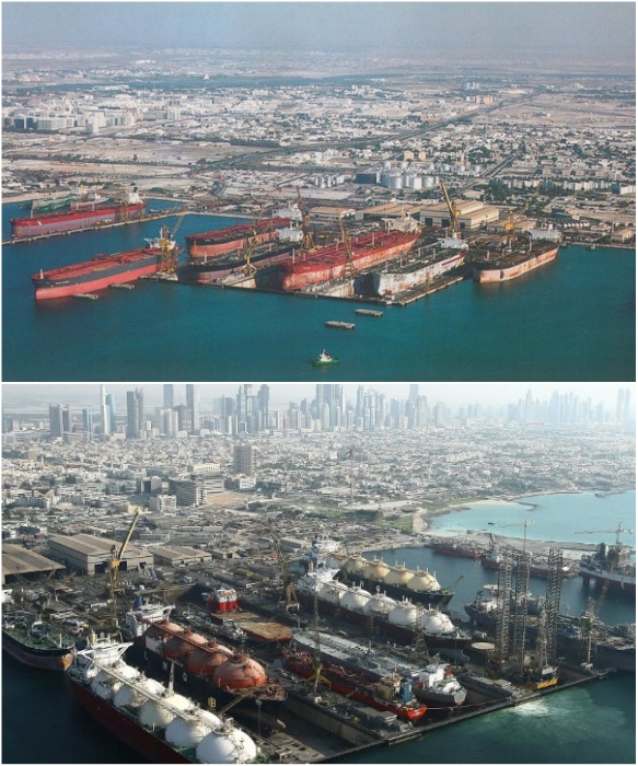 Сухой док в Дубаи (Dubai drydocks) – прошло лишь 20 лет. | Фото: reddit.com/ careers.drydocks.gov.ae.