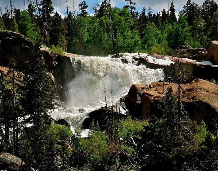 Красота Чургимского водопада завораживает / Фото: wikiway.com