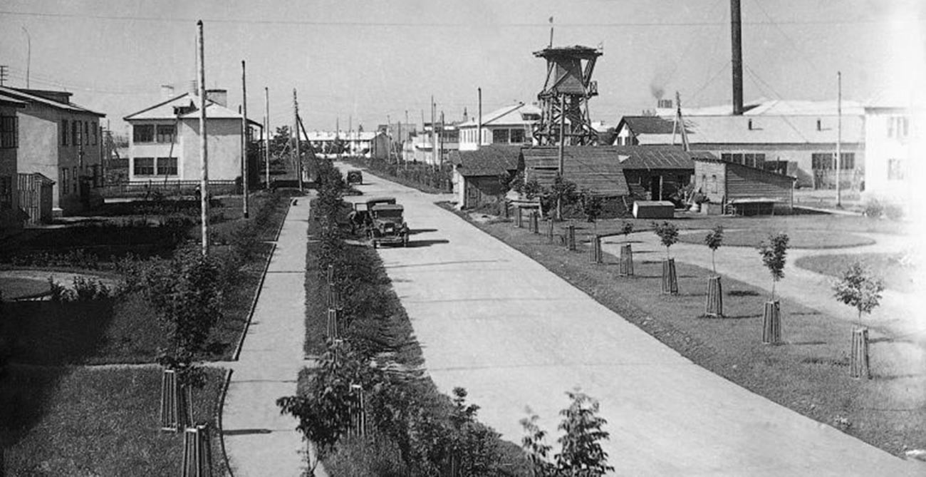 Вид на Американский поселок в Нижнем Новгороде.